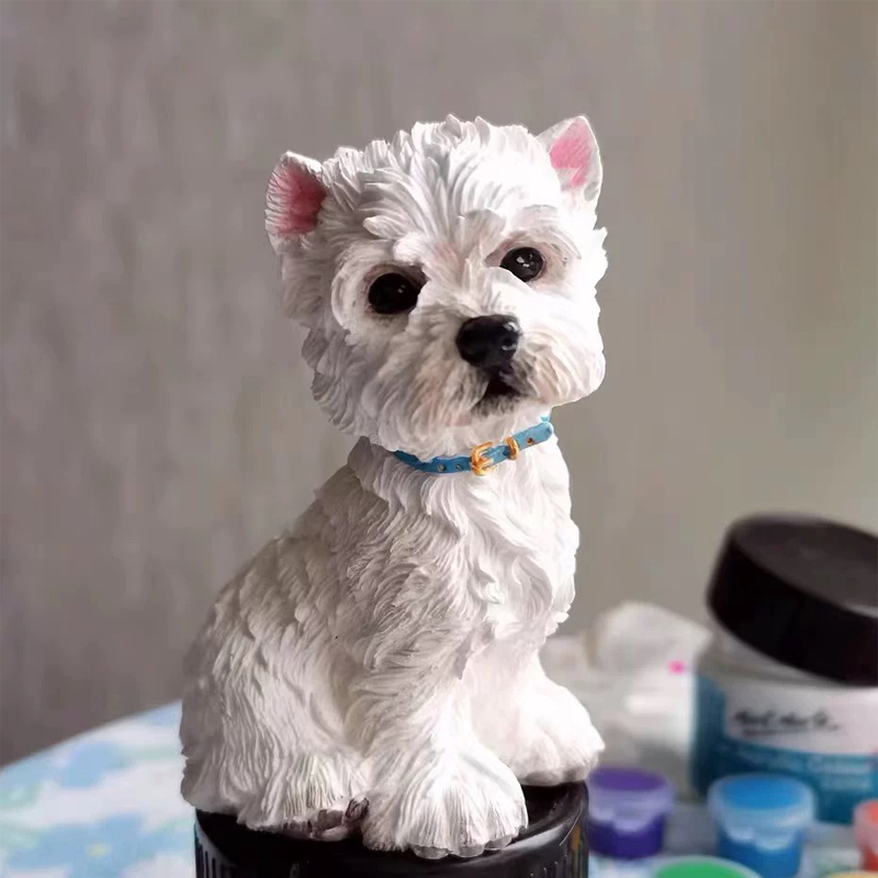 Candle Making Yorkshire - かわいい子犬犬ウェストハイランドテリアキャンドルシリコーン型ヨークシャーテリアキャンドル作り用手作り石鹸石膏クラフトツール