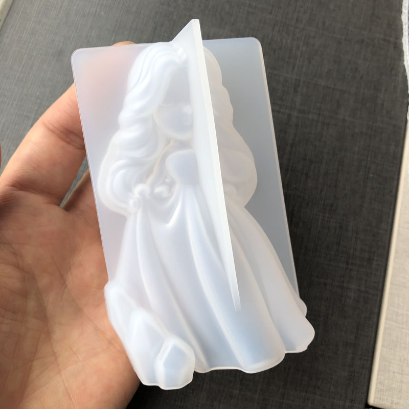 3D かわいいプリンセスシリコーンキャンドルモールド天使の女 - Candle Making Class のレビューと価格