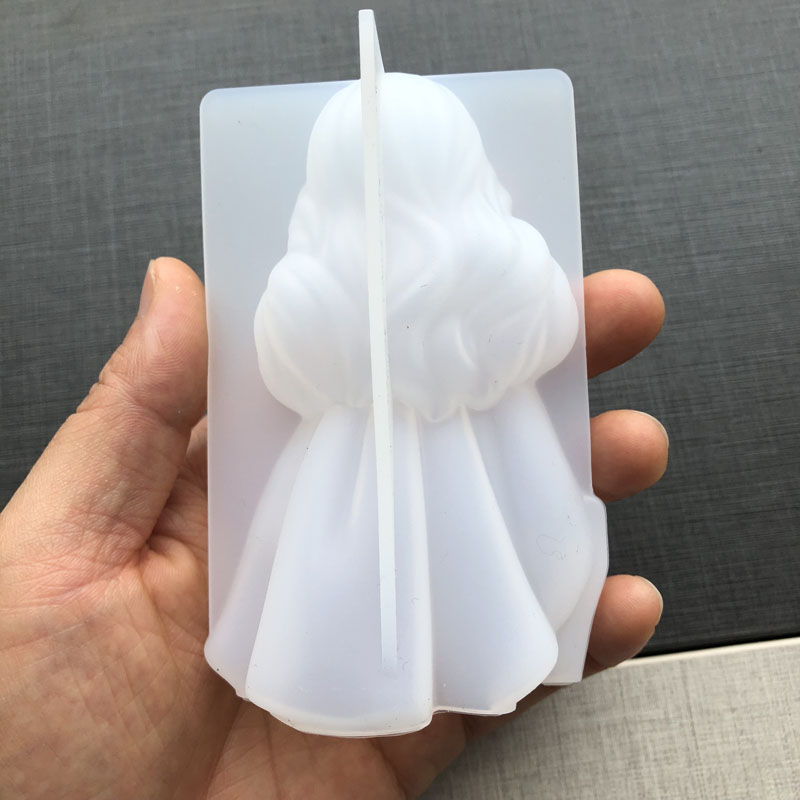 3D かわいいプリンセスシリコーンキャンドルモールド天使の女 - Candle Making Class のレビューと価格