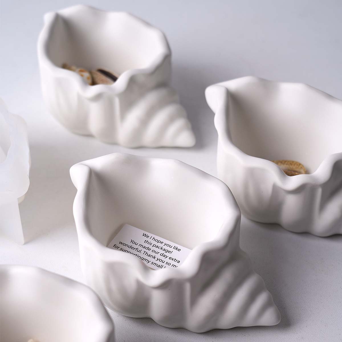 巻貝キャンドルジャーシリコーン型 DIY オーシャンシリーズ - Kraft Box Candle のレビューと価格