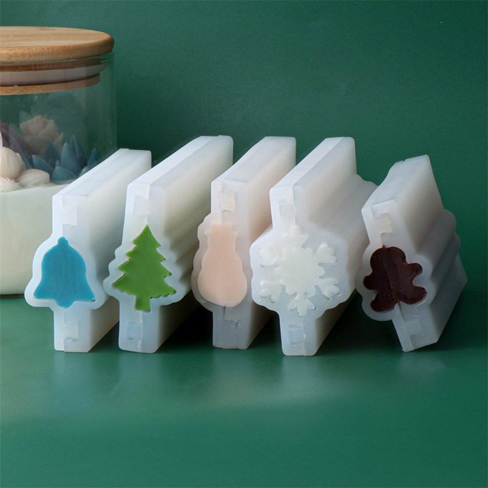 シリコンクリスマスチューブ,石鹸柱,クリスマスツリーの形,ミ - Xmas Candle Making のレビューと価格