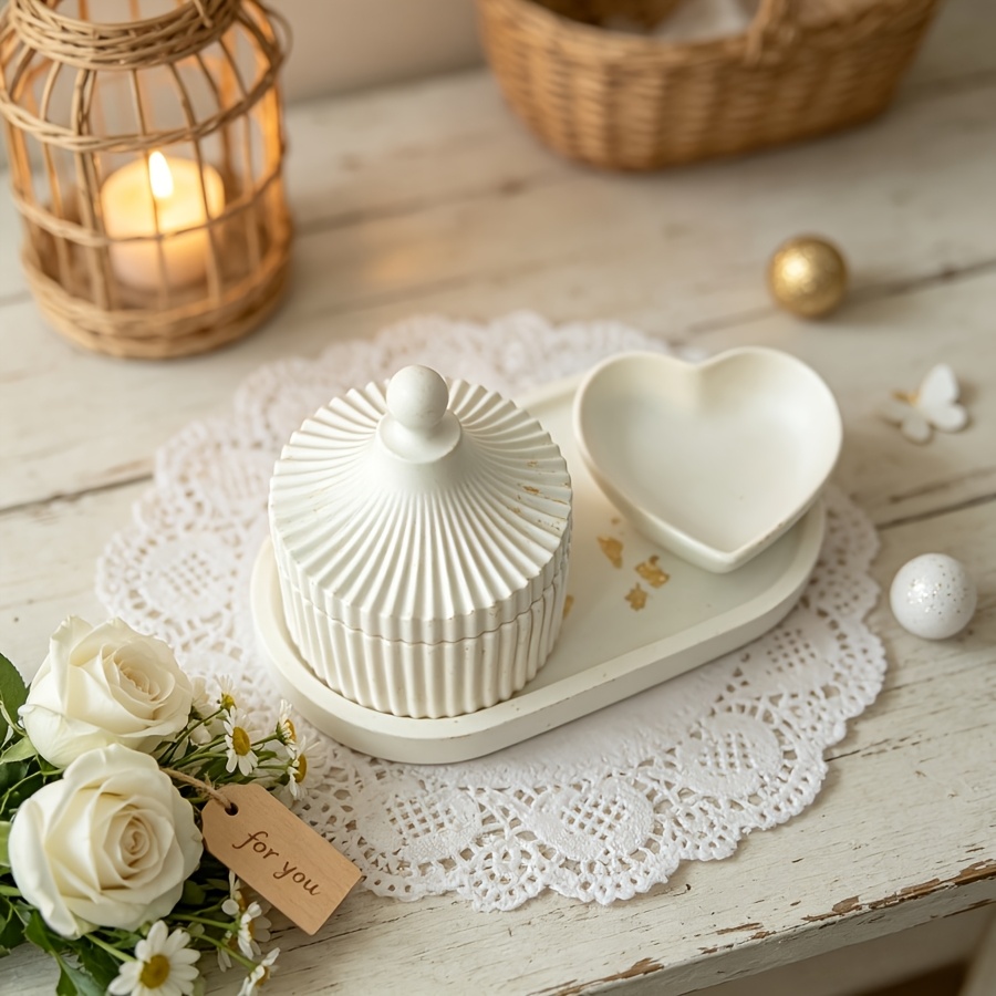 4個入りレジンシリコンモールド、エポキシレジン工芸品、石膏キ - Kraft Box Candle のレビューと価格