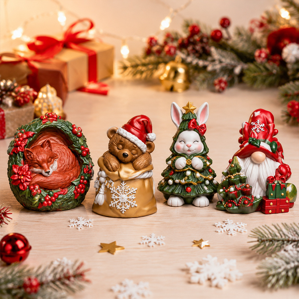 クリスマスウサギキツネクマキャンドルモールド DIY 手作り - Xmas Candle Making のレビューと価格