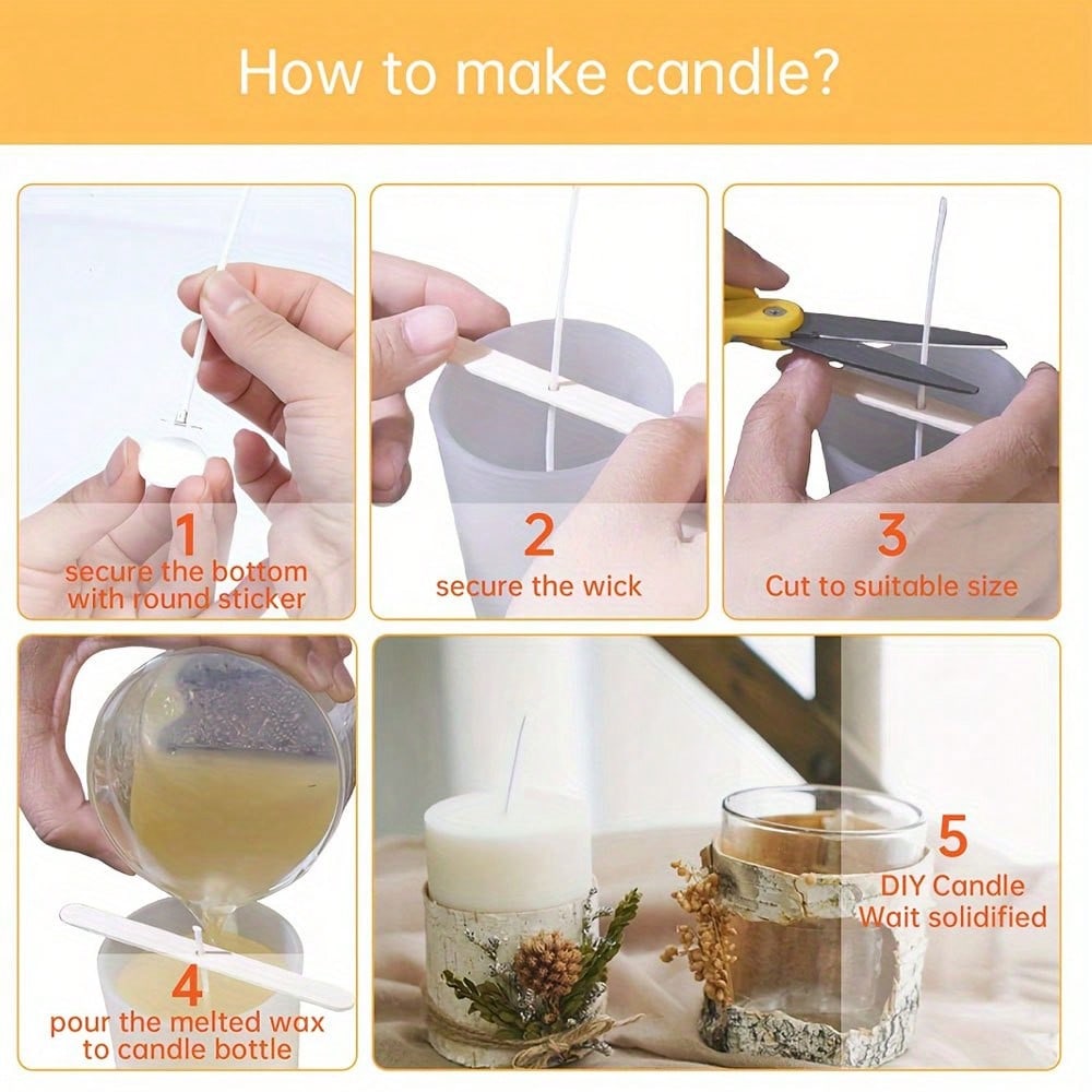 5/10/20/30/50個入り 木製キャンドル芯ホルダー  - Candle Making Kit Diy のレビューと価格