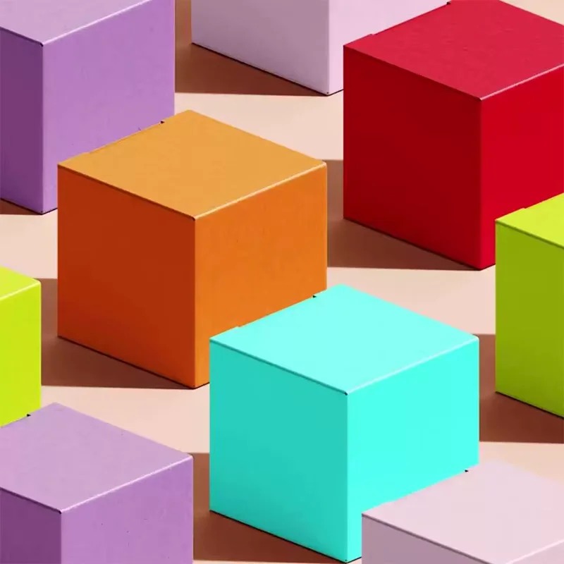 折りたたみ式紙箱 カラフルな段ボール クラフトギフトボックス - Kraft Box Candle のレビューと価格