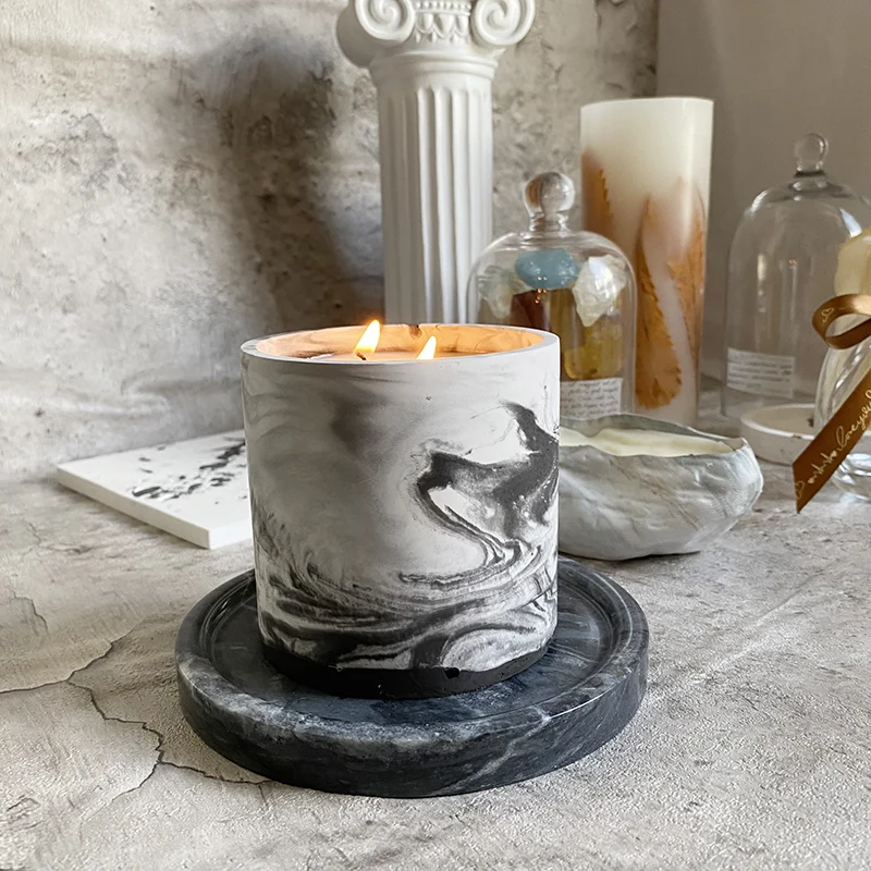 3 サイズラウンドセメントコンクリート金型キャンドルカップホ - Kraft Box Candle のレビューと価格