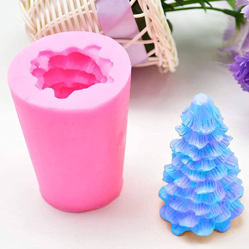 3D クリスマスツリーキャンドルモールドシリコーンキャンドル - Xmas Candle Making のレビューと価格
