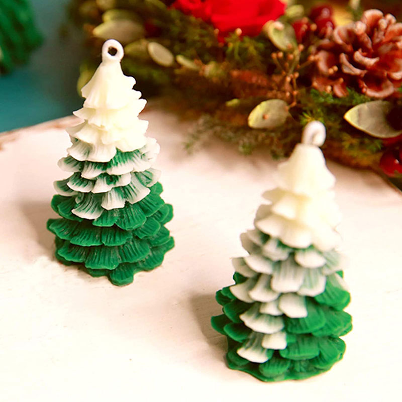 3D クリスマスツリーキャンドルモールドシリコーンキャンドル - Xmas Candle Making のレビューと価格